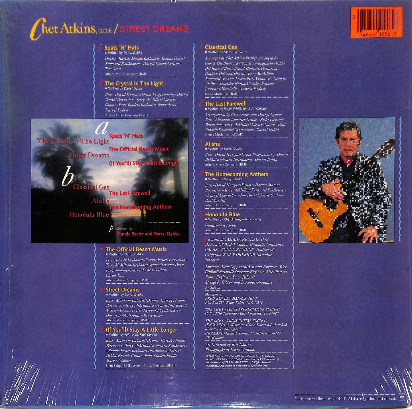 CHET ATKINS, C.G.P. - Street Dreams