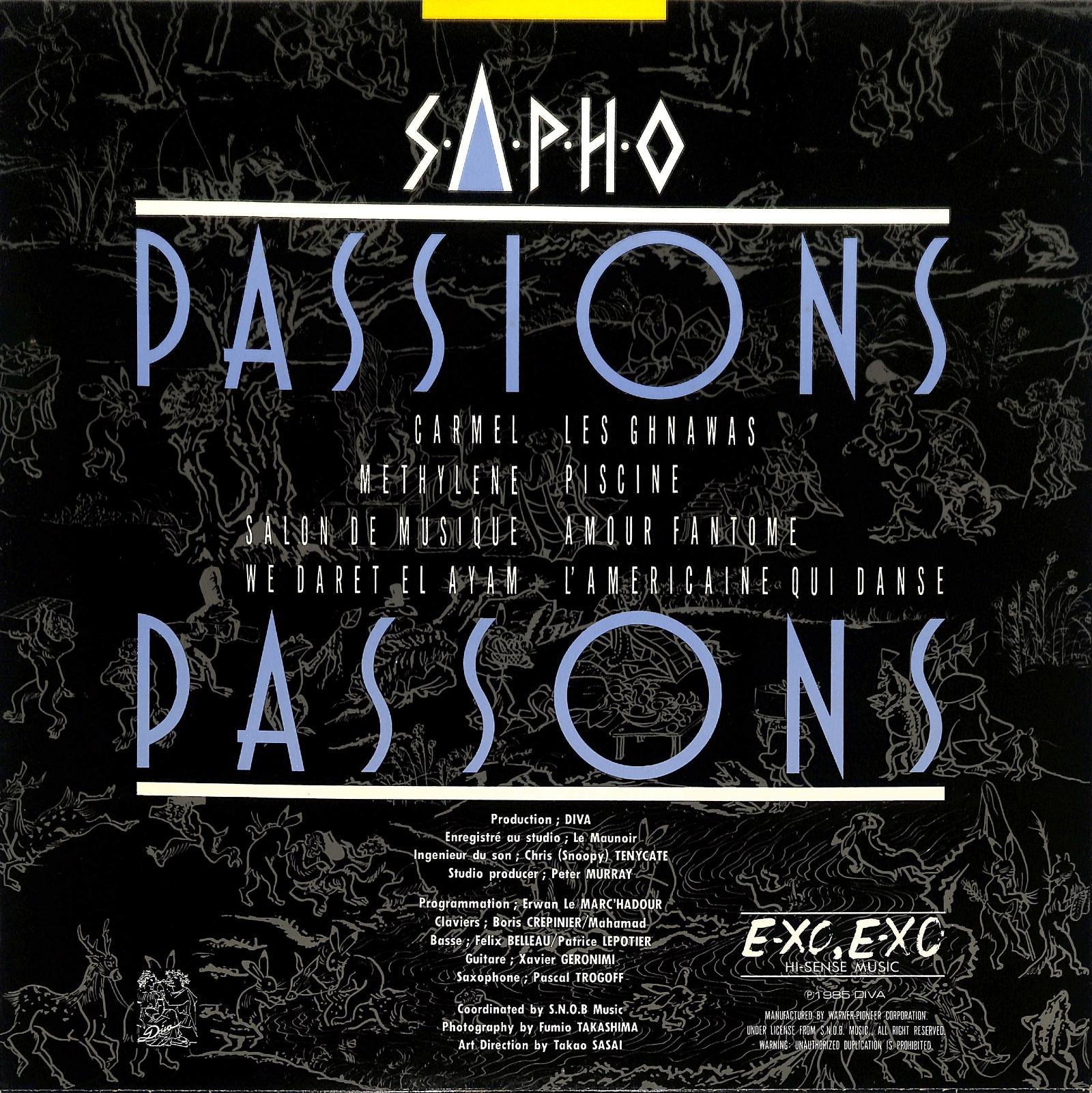 SAPHO - Passions, Passons