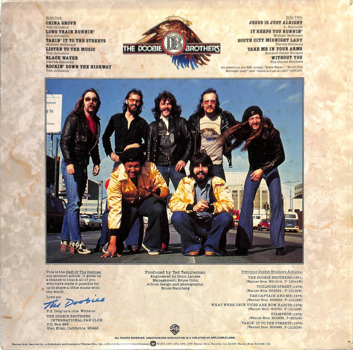 THE DOOBIE BROTHERS - Best Of The Doobies