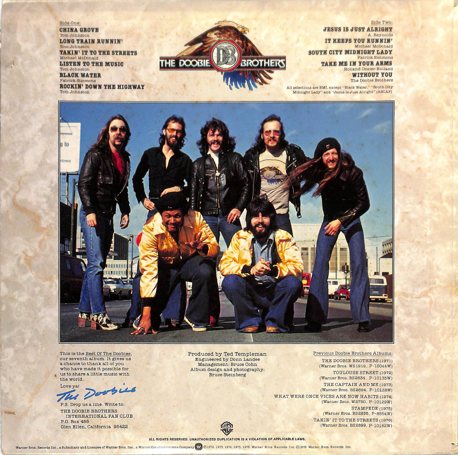 THE DOOBIE BROTHERS - Best Of The Doobies