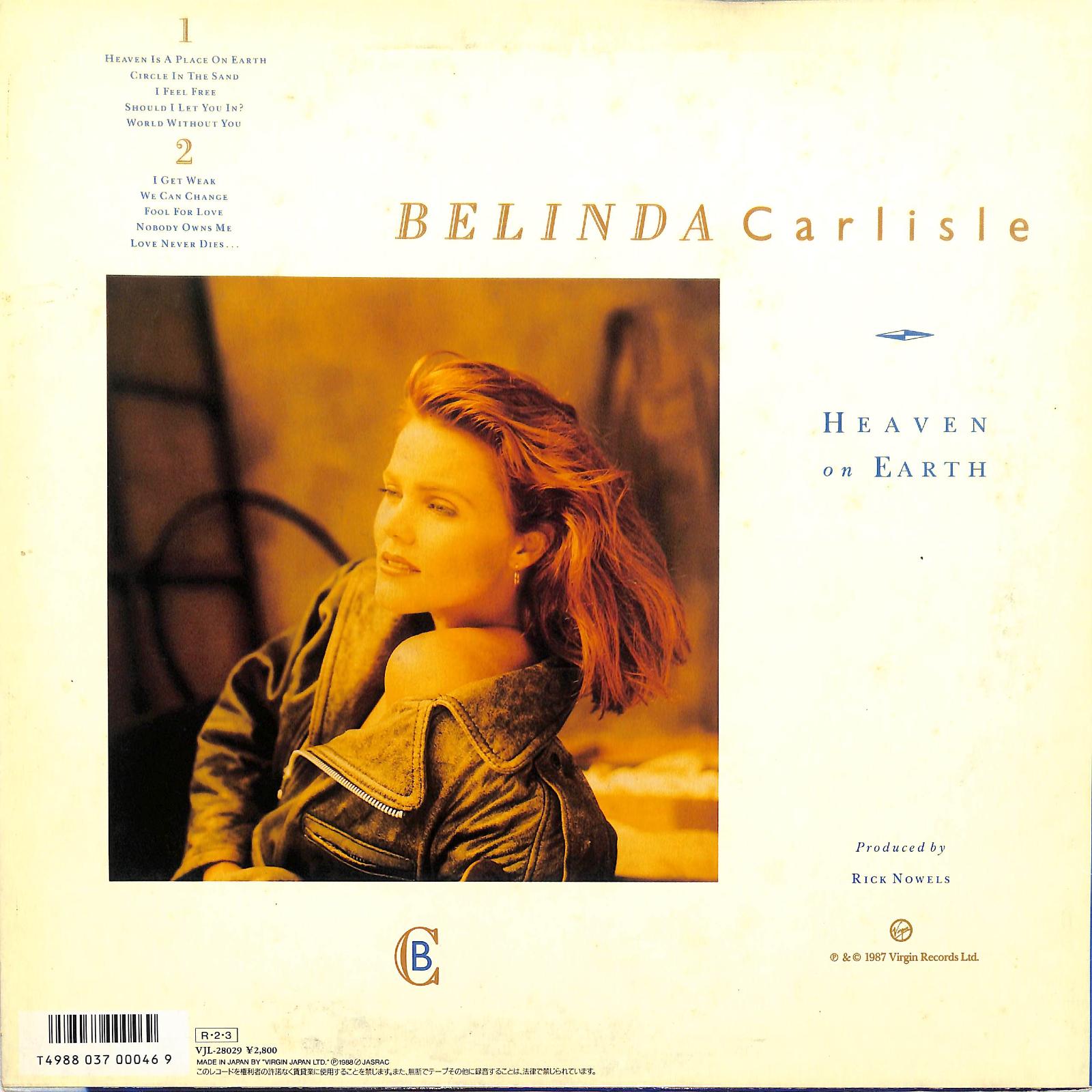 BELINDA CARLISLE - Heaven Is A Place On Earth