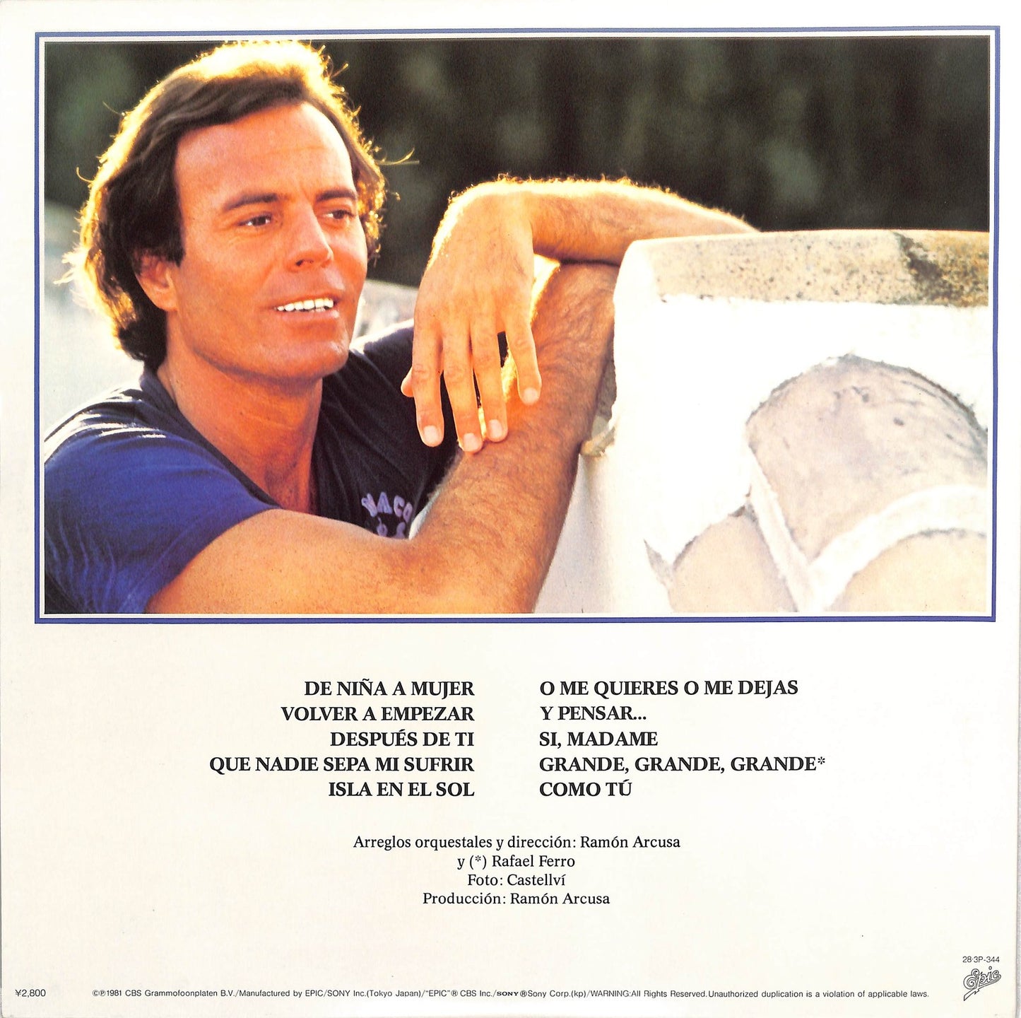 JULIO IGLESIAS - De Niña A Mujer