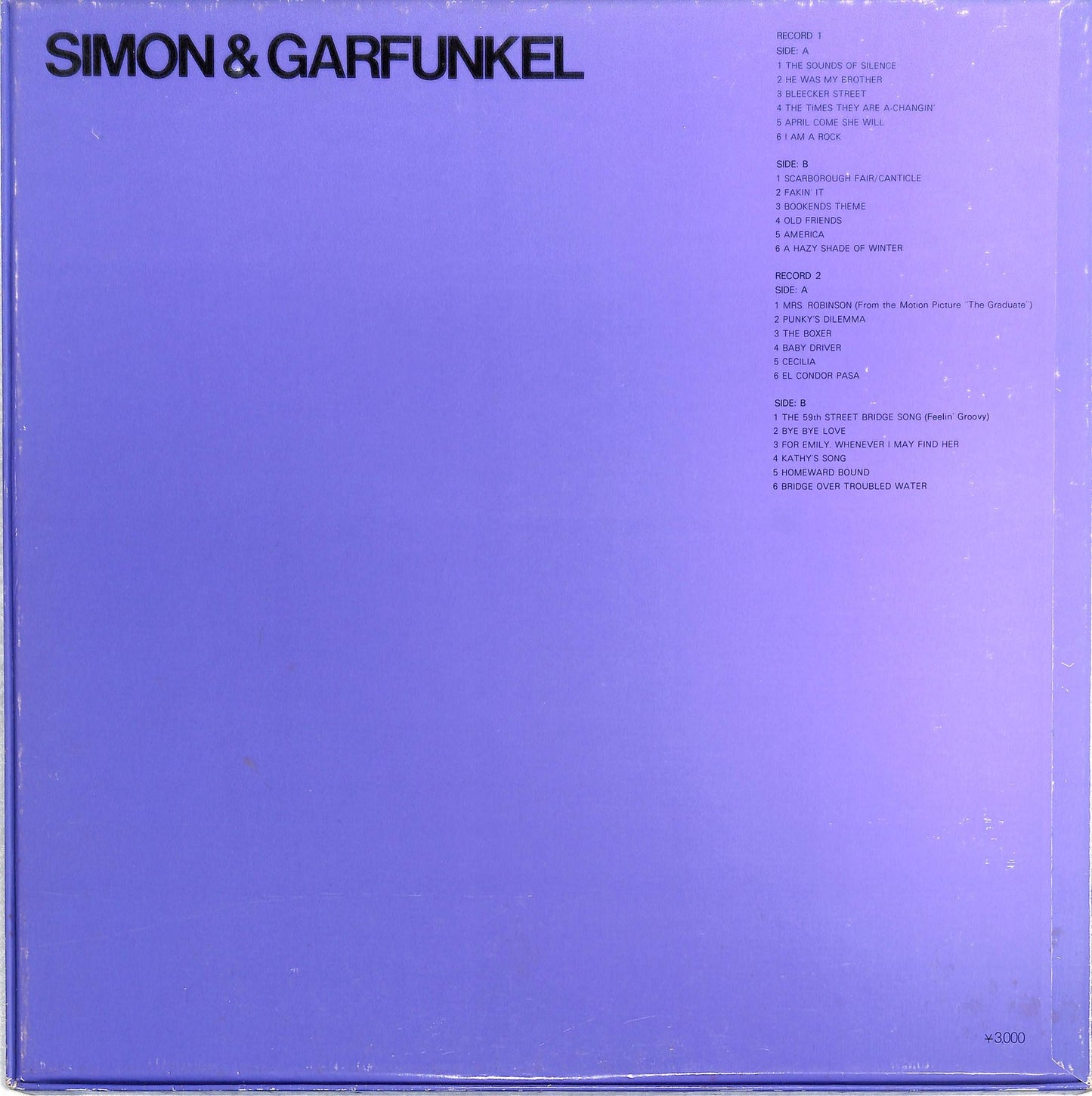 SIMON AND GARFUNKEL - Simon & Garfunkel