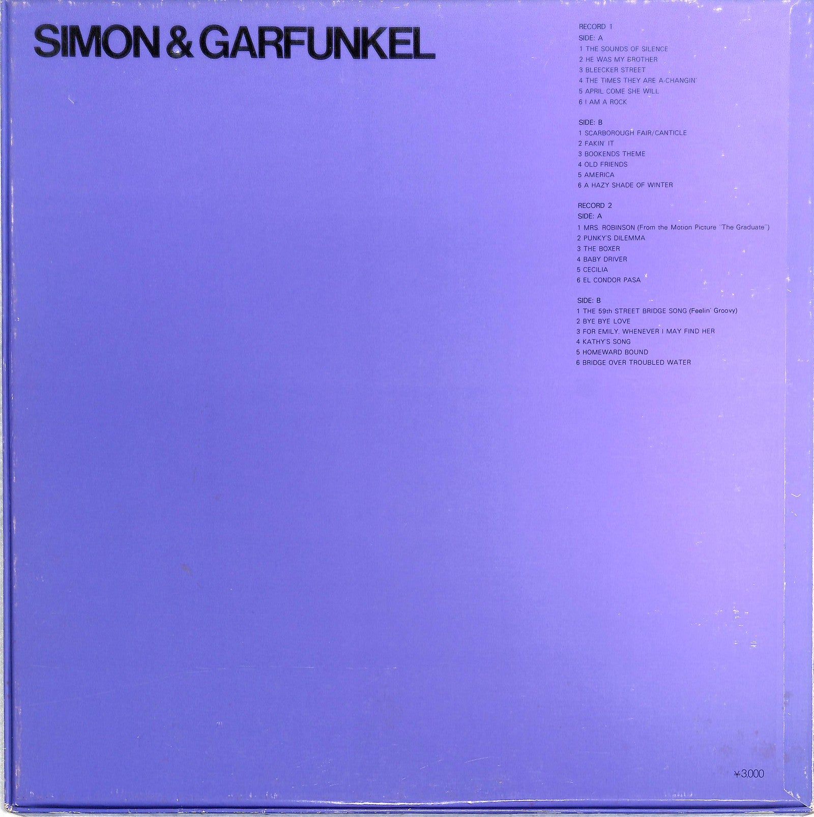 SIMON AND GARFUNKEL - Simon & Garfunkel