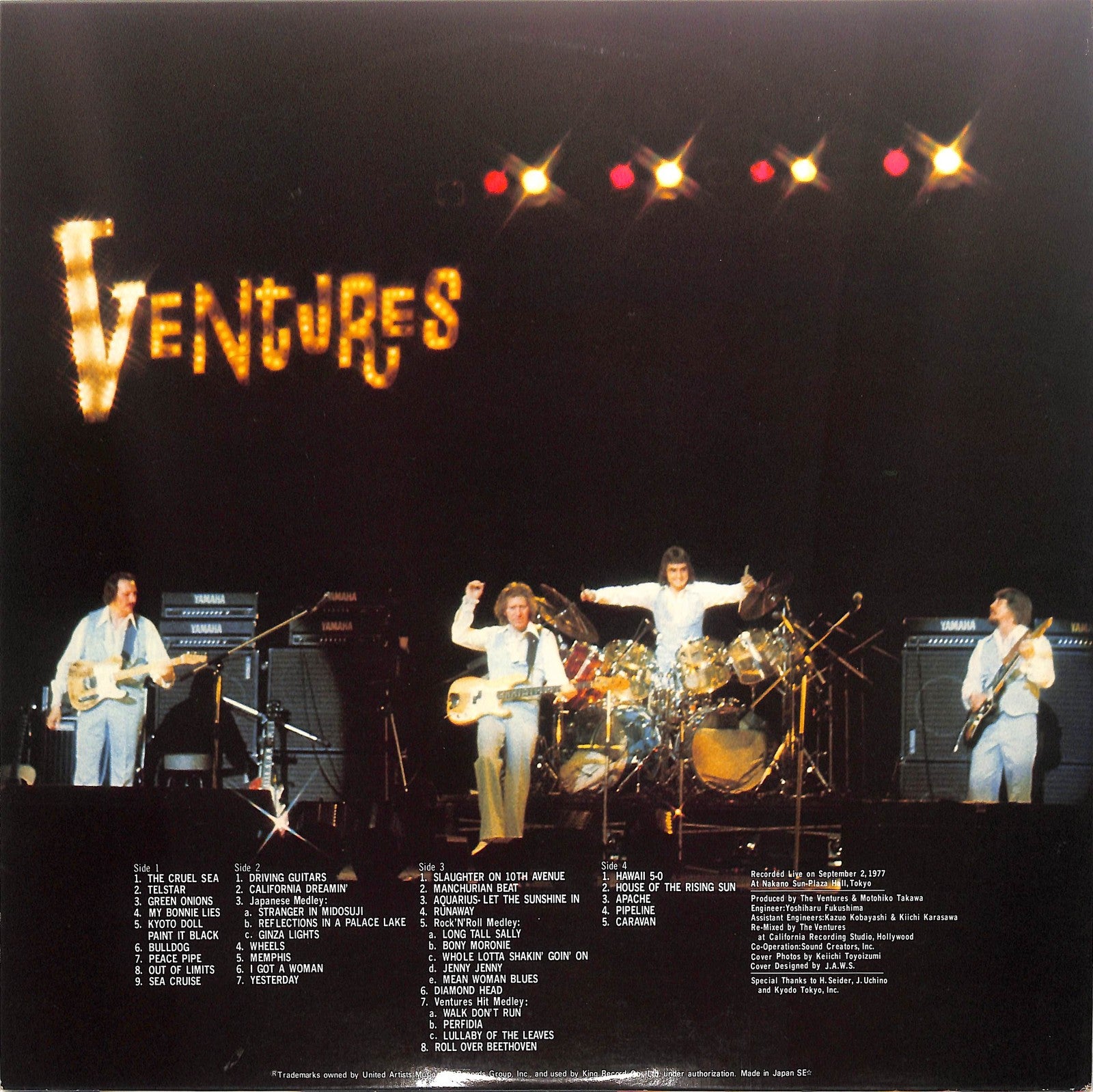 THE VENTURES - Live In Japan '77