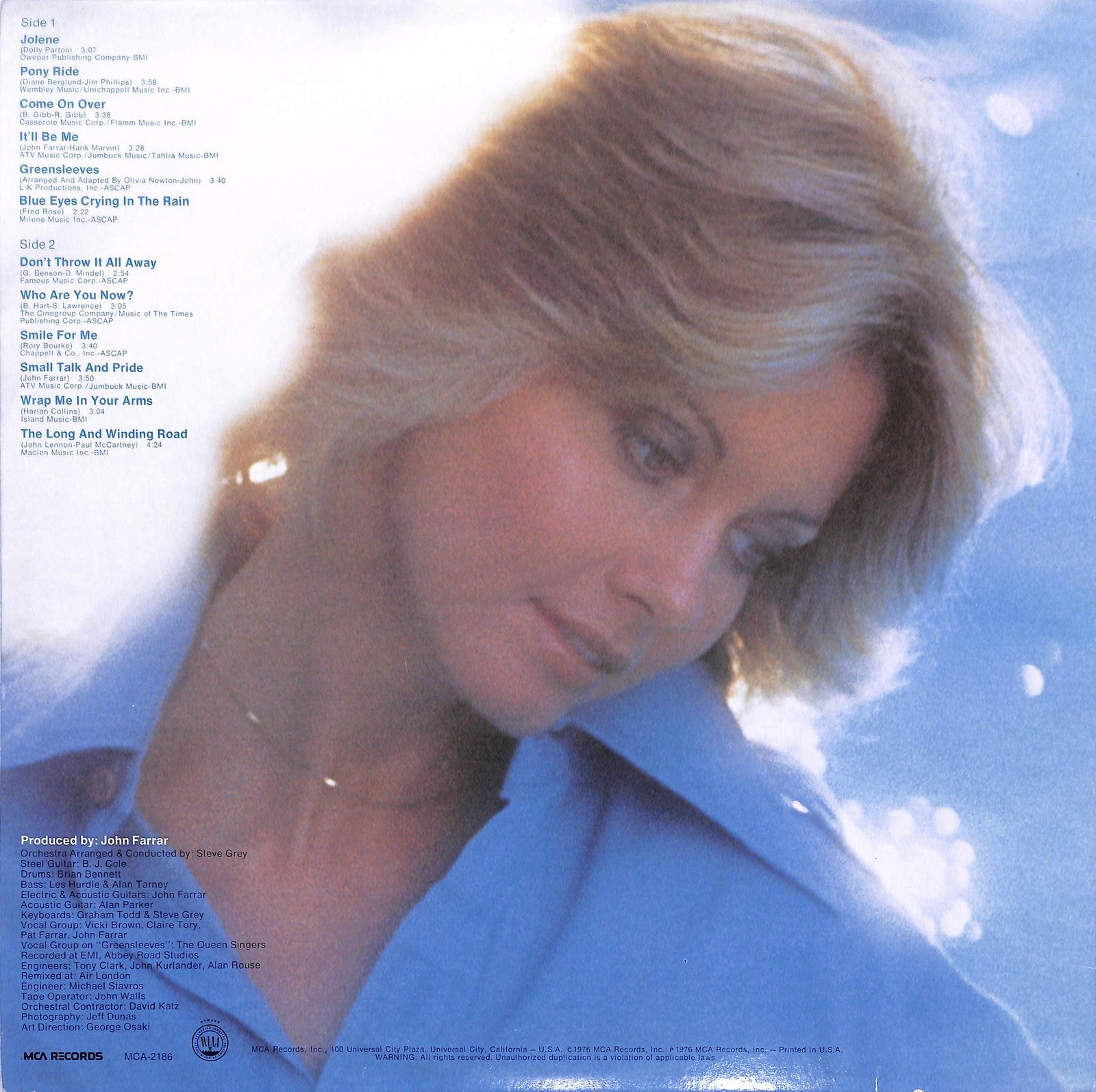 OLIVIA NEWTON-JOHN - Come On Over