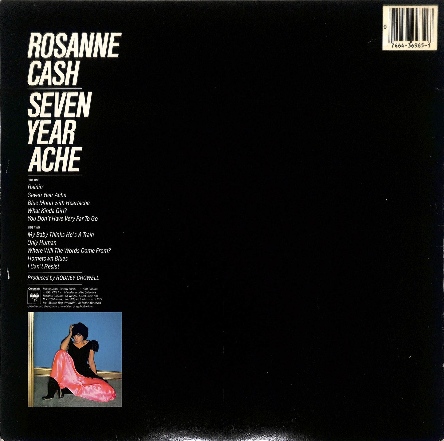 ROSANNE CASH - Seven Year Ache