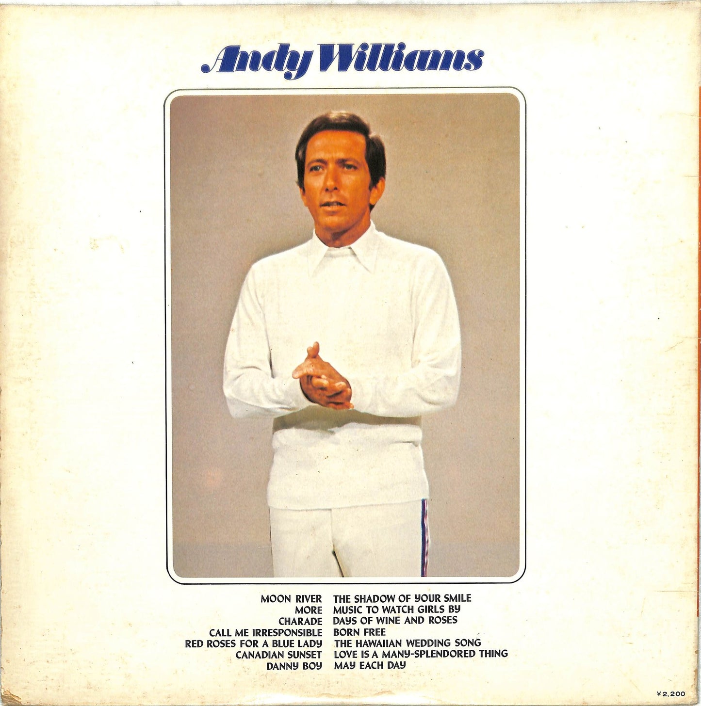 ANDY WILLIAMS - Andy Williams' Greatest Hits Vol. 2