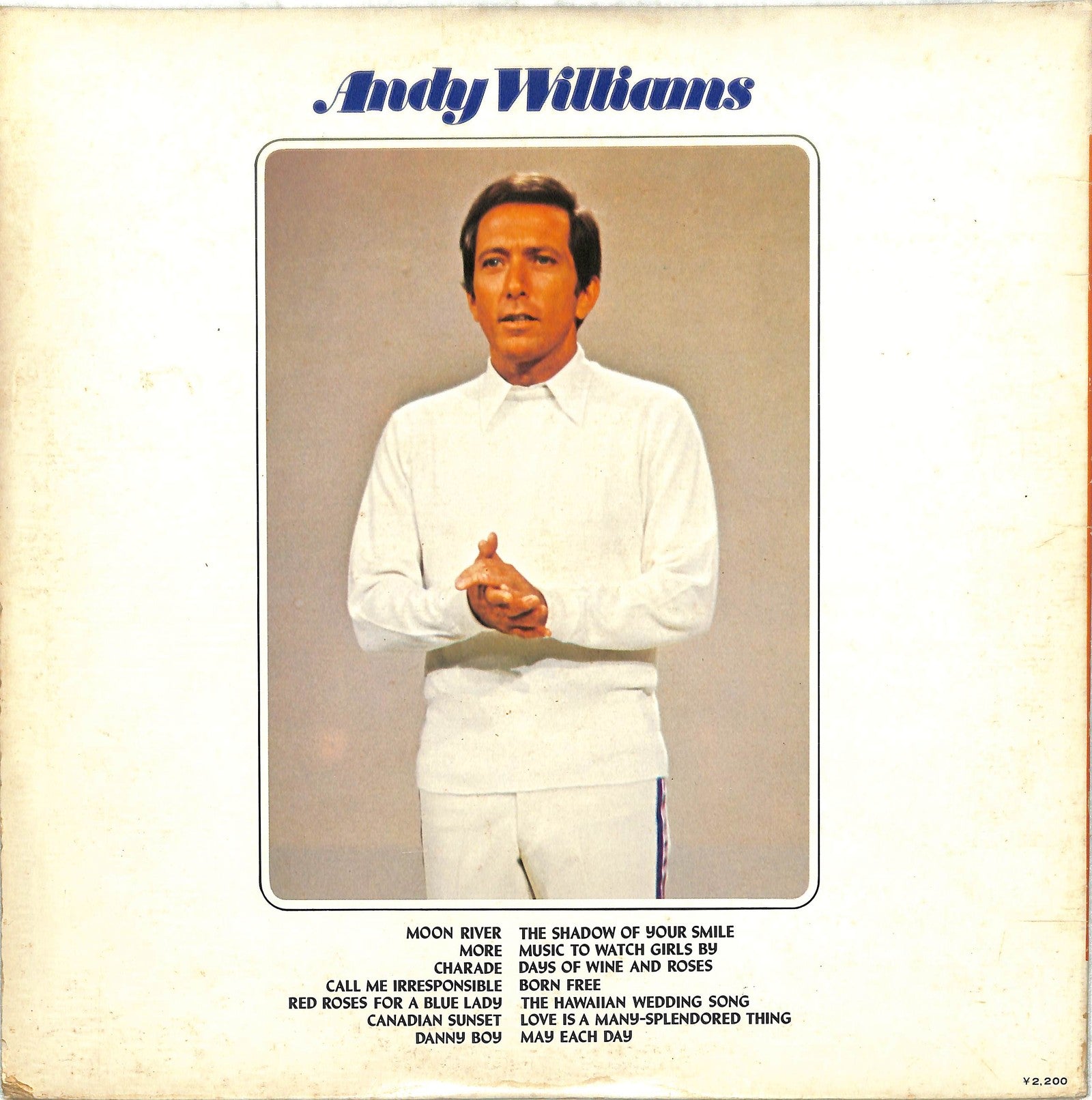 ANDY WILLIAMS - Andy Williams' Greatest Hits Vol. 2