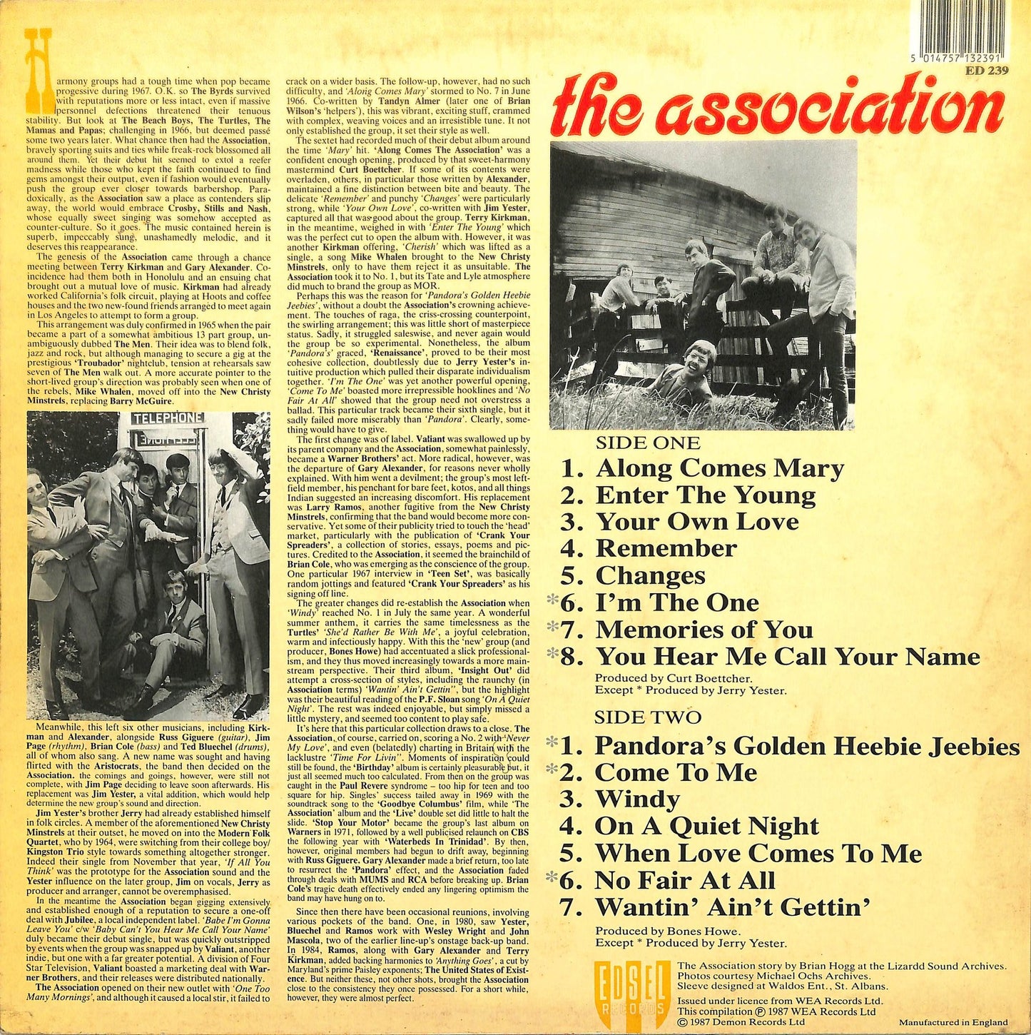 THE ASSOCIATION - The Association's Golden Heebie-Jeebies