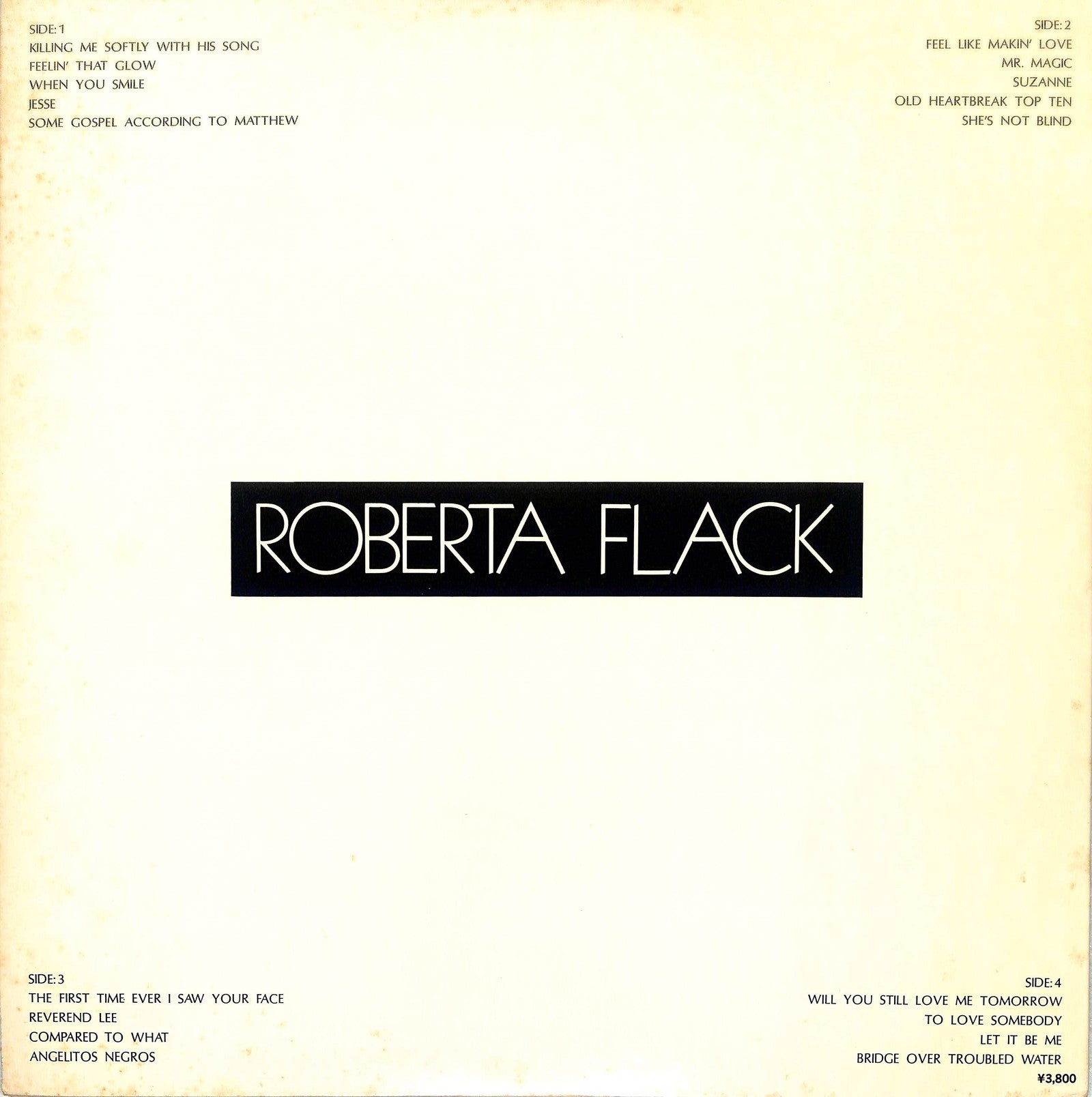 ROBERTA FLACK - Roberta Flack