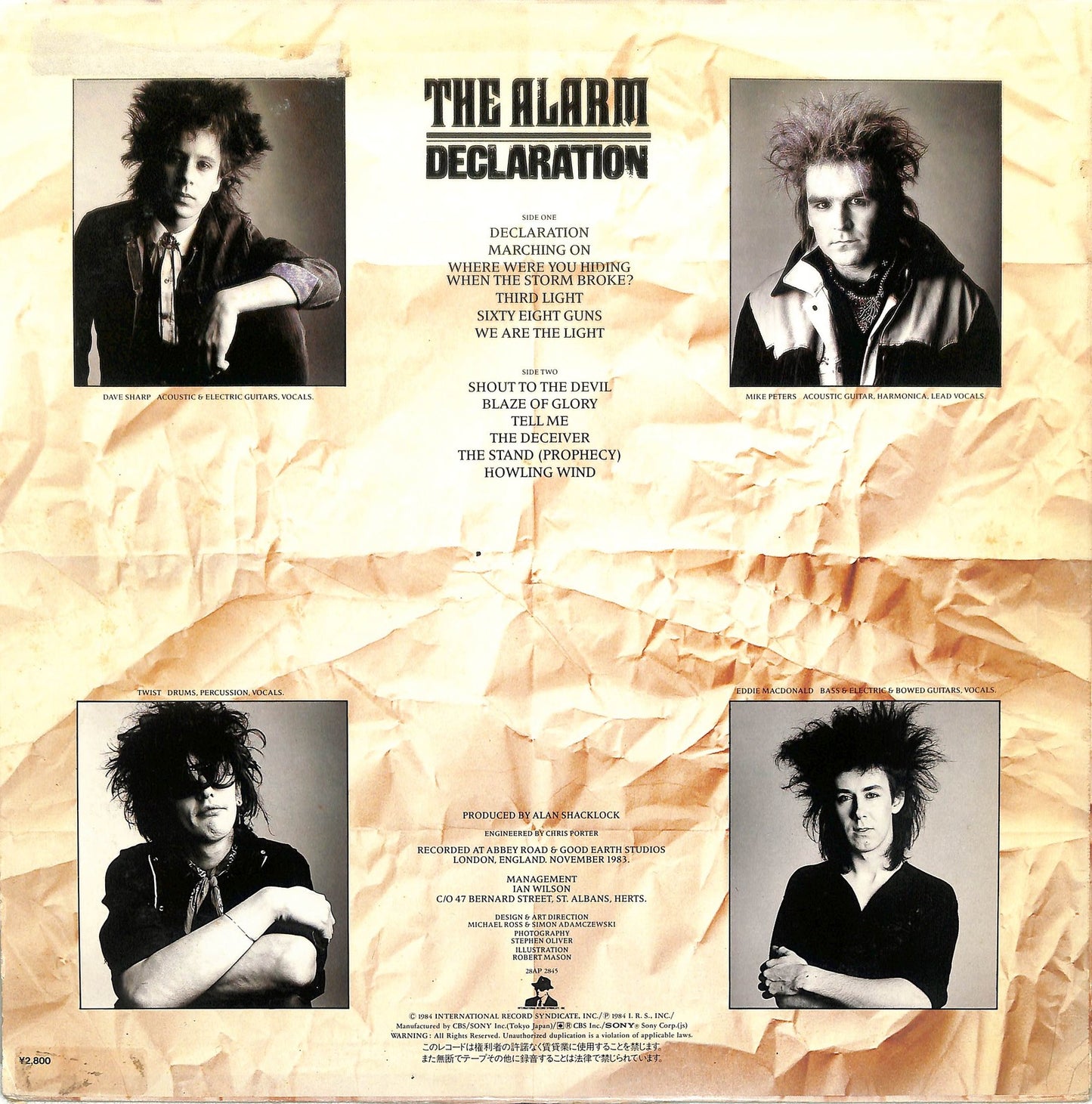 THE ALARM - Declaration