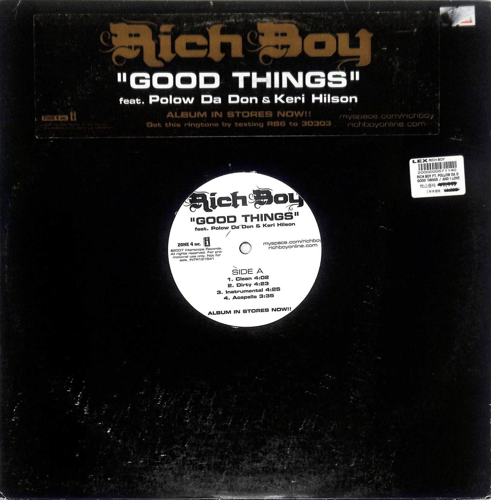 RICH BOY - Good Things