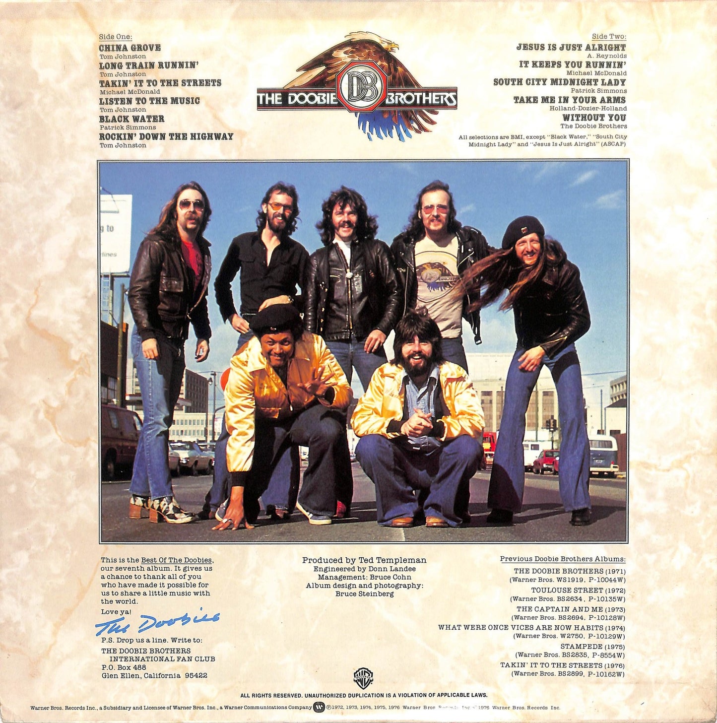 THE DOOBIE BROTHERS - Best Of The Doobies