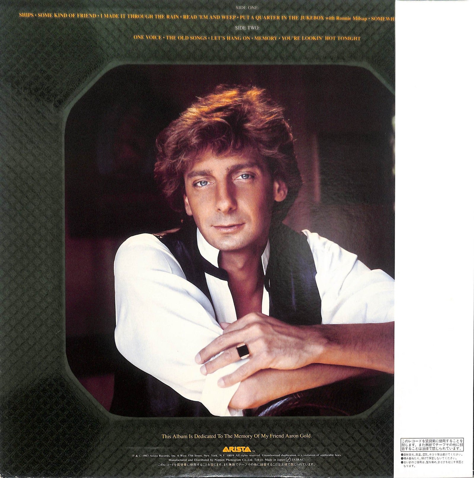 BARRY MANILOW - Greatest Hits Vol. II