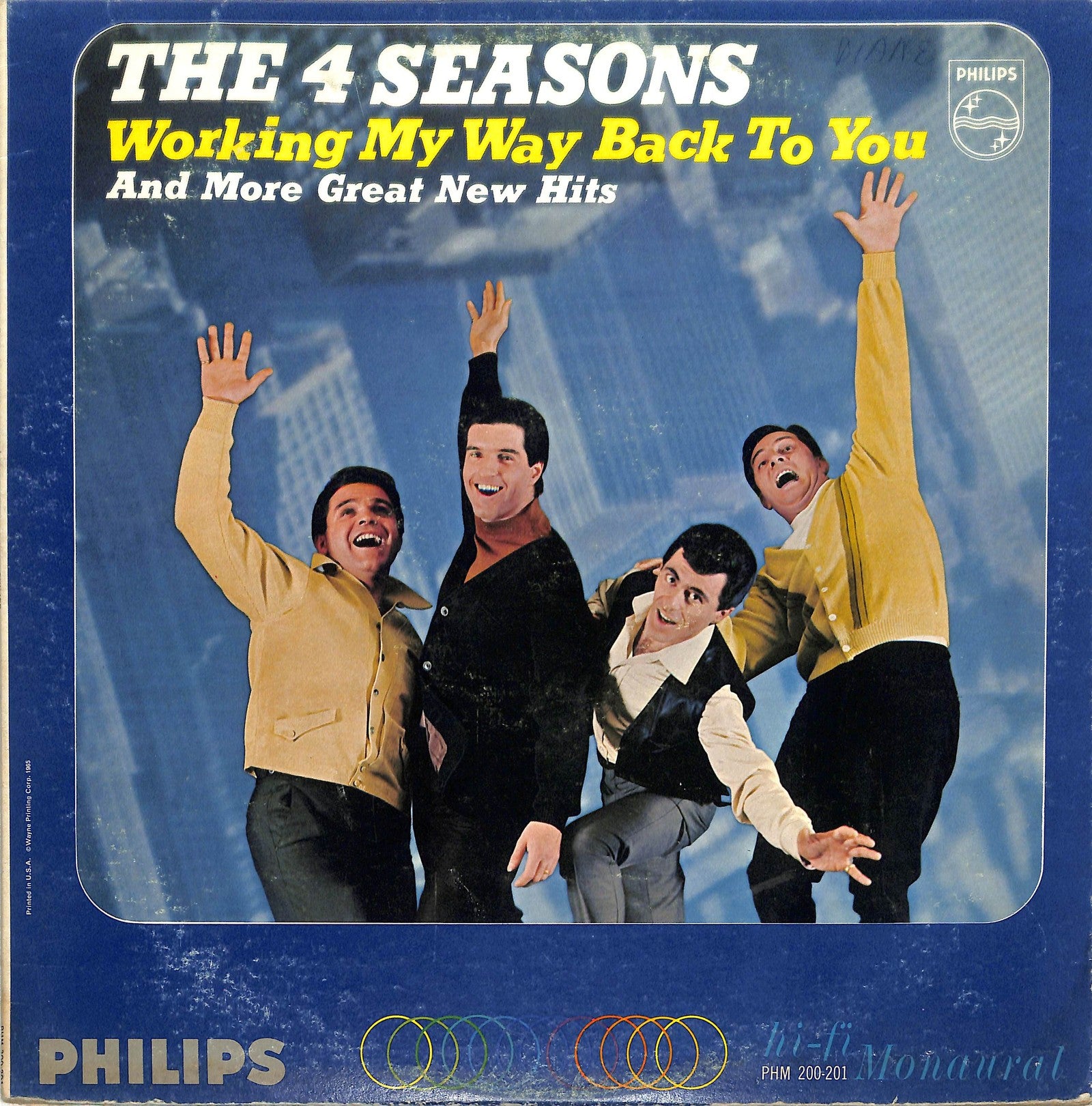 THE FOUR SEASONS - Working My Way Back To You