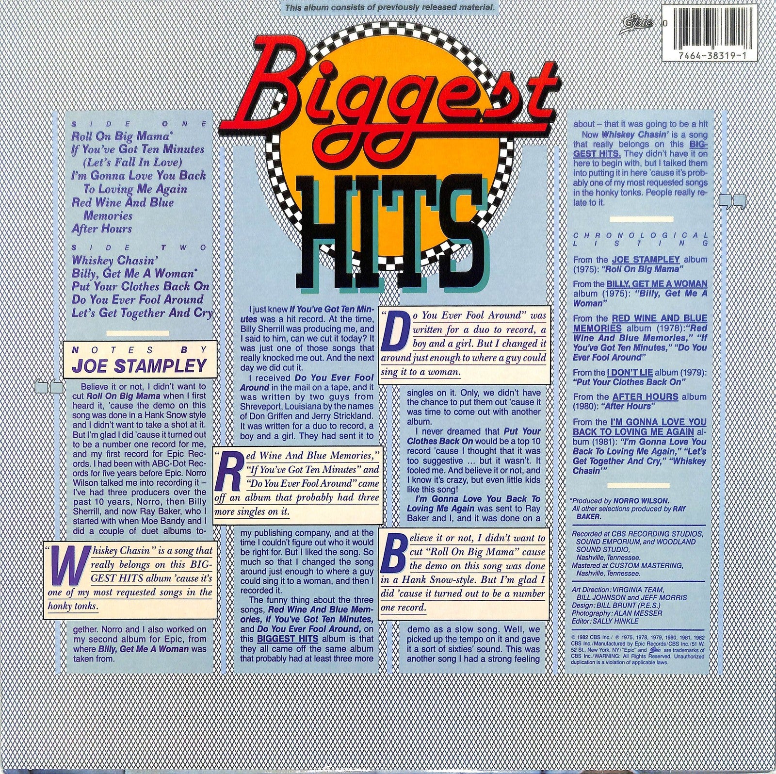 JOE STAMPLEY - Biggest Hits