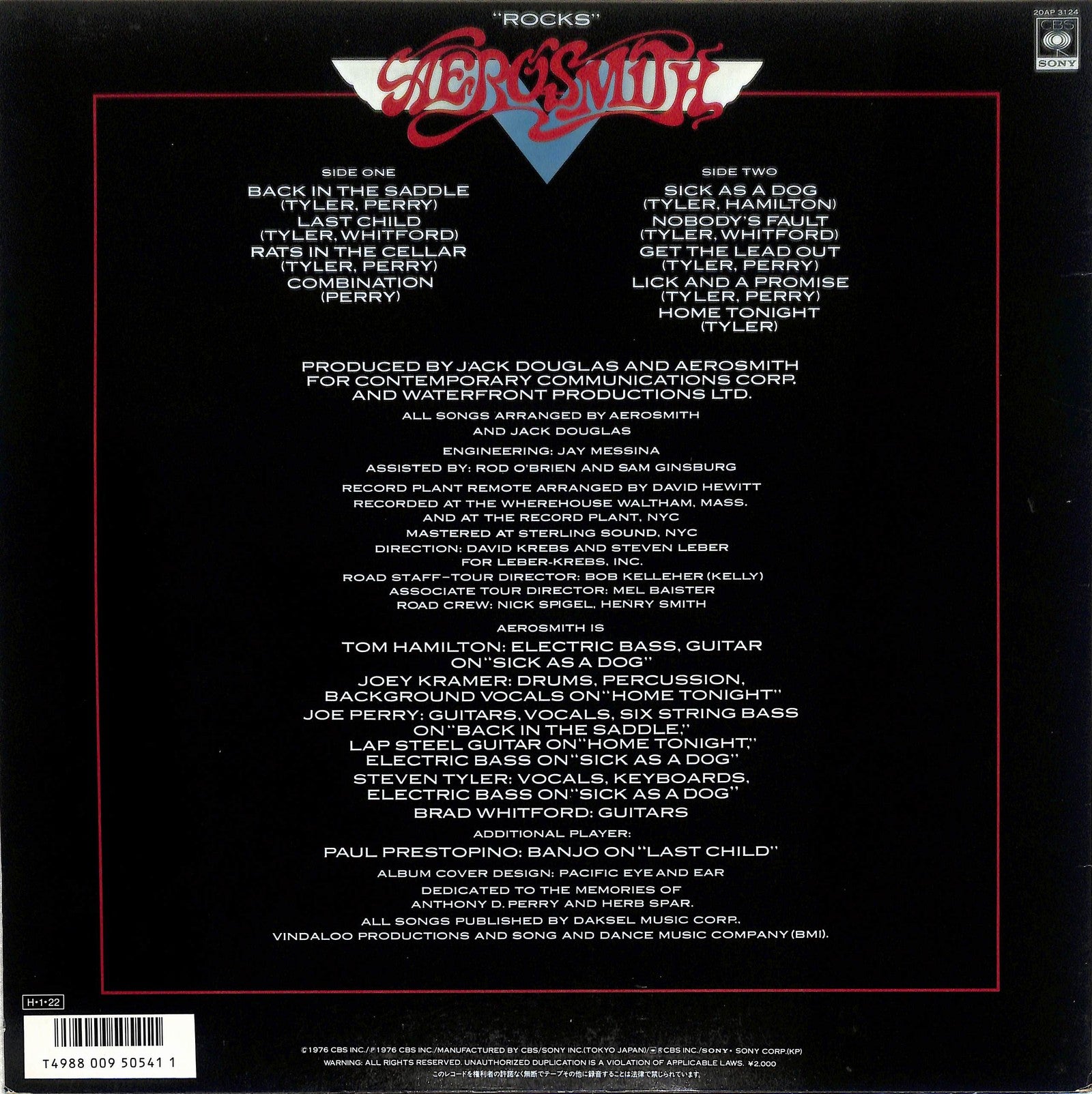 AEROSMITH - Rocks