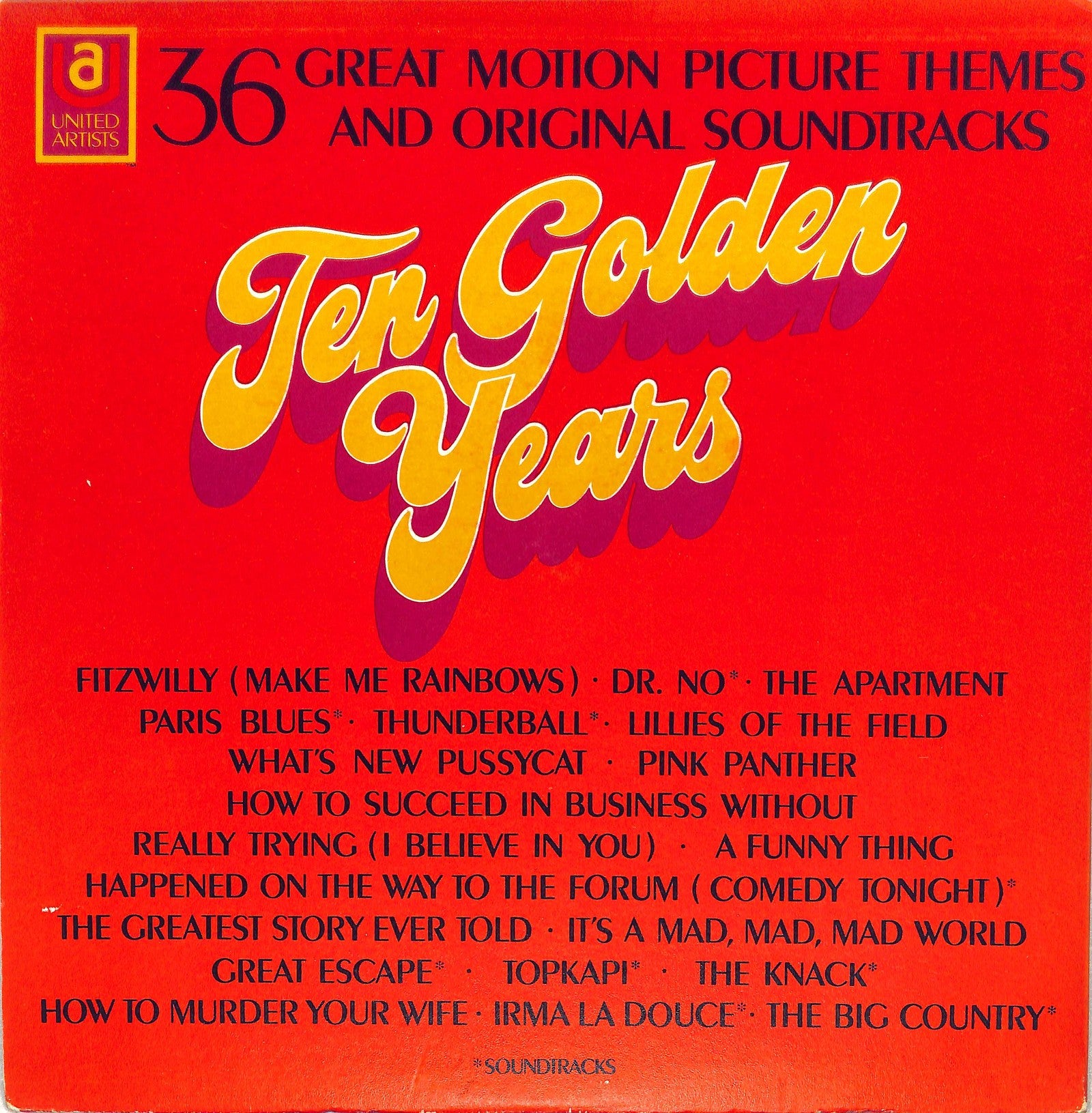 VA - Ten Golden Years / 36 Great Motion Picture Themes And Original Soundtracks