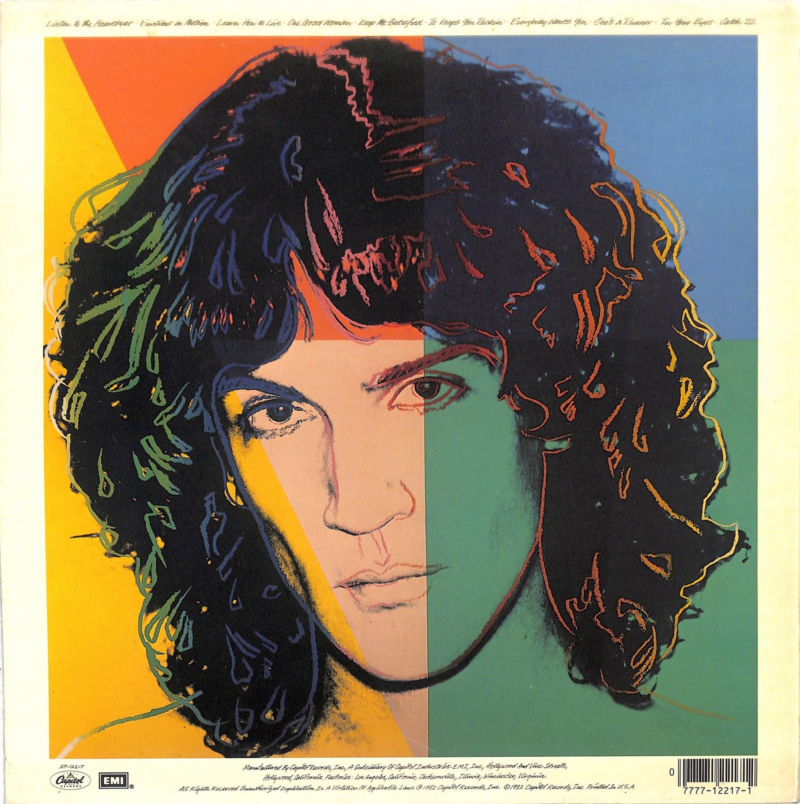 BILLY SQUIER - Emotions In Motion