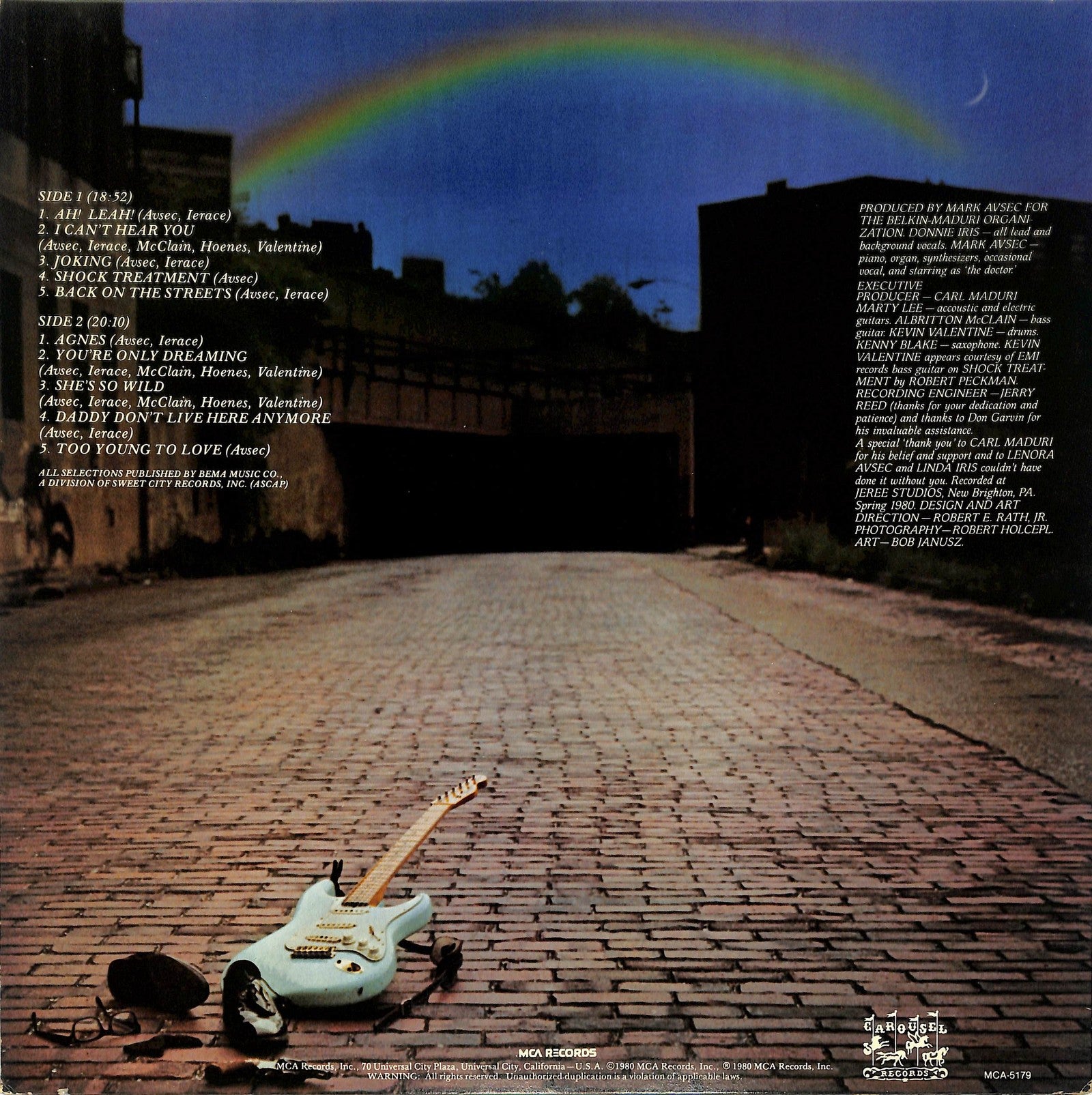 DONNIE IRIS - Back On The Streets