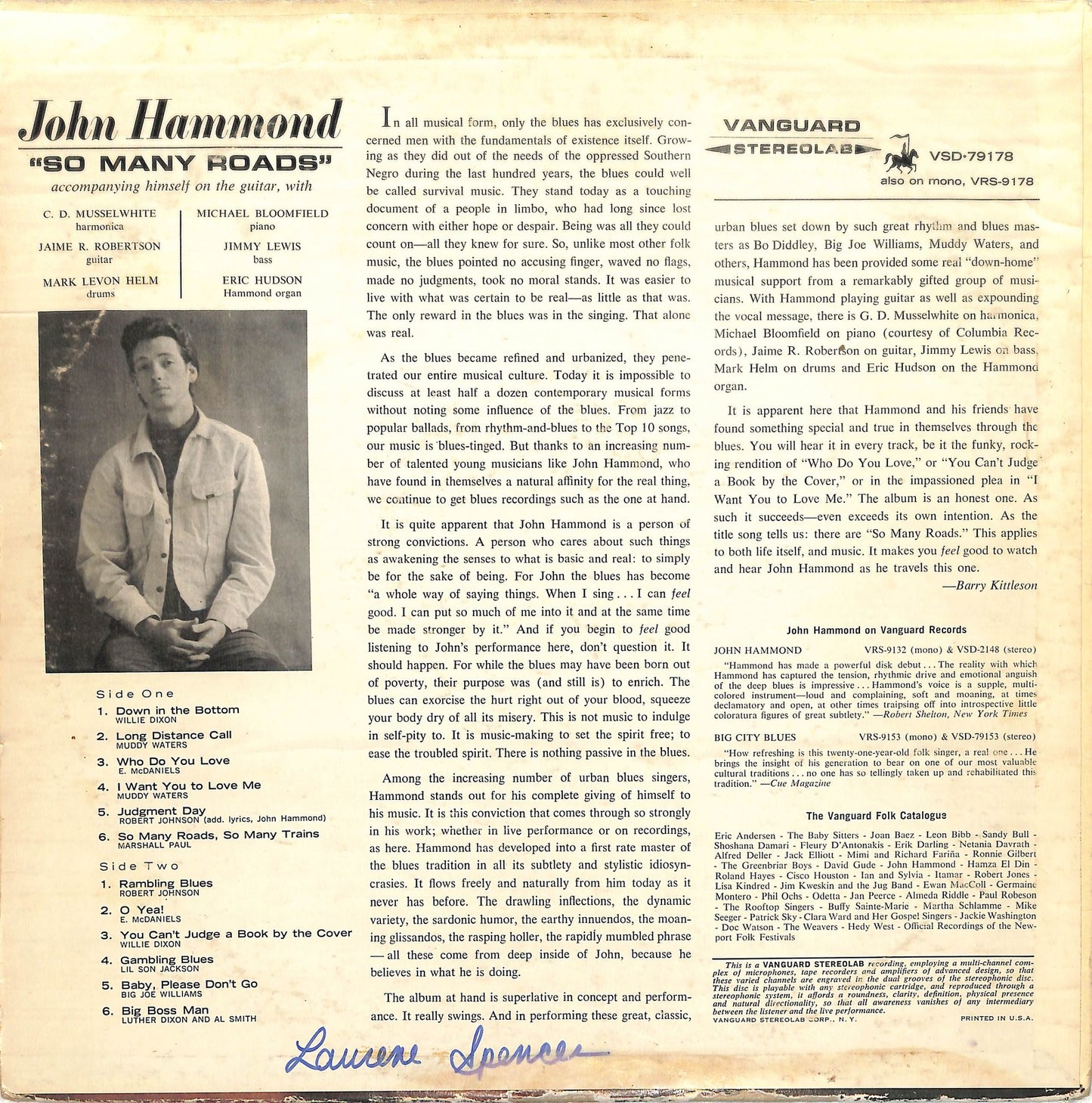 JOHN HAMMOND - So Many Roads
