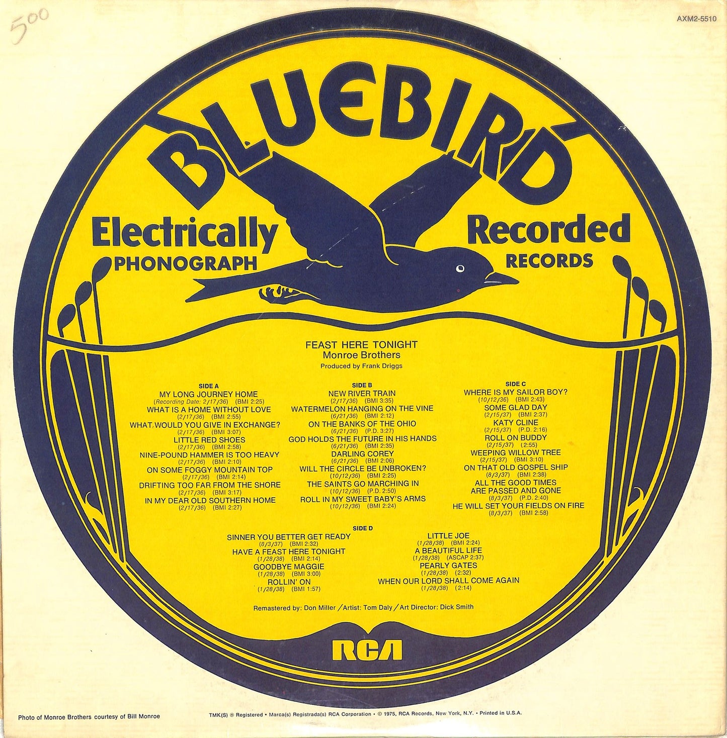 MONROE BROTHERS - Feast Here Tonight