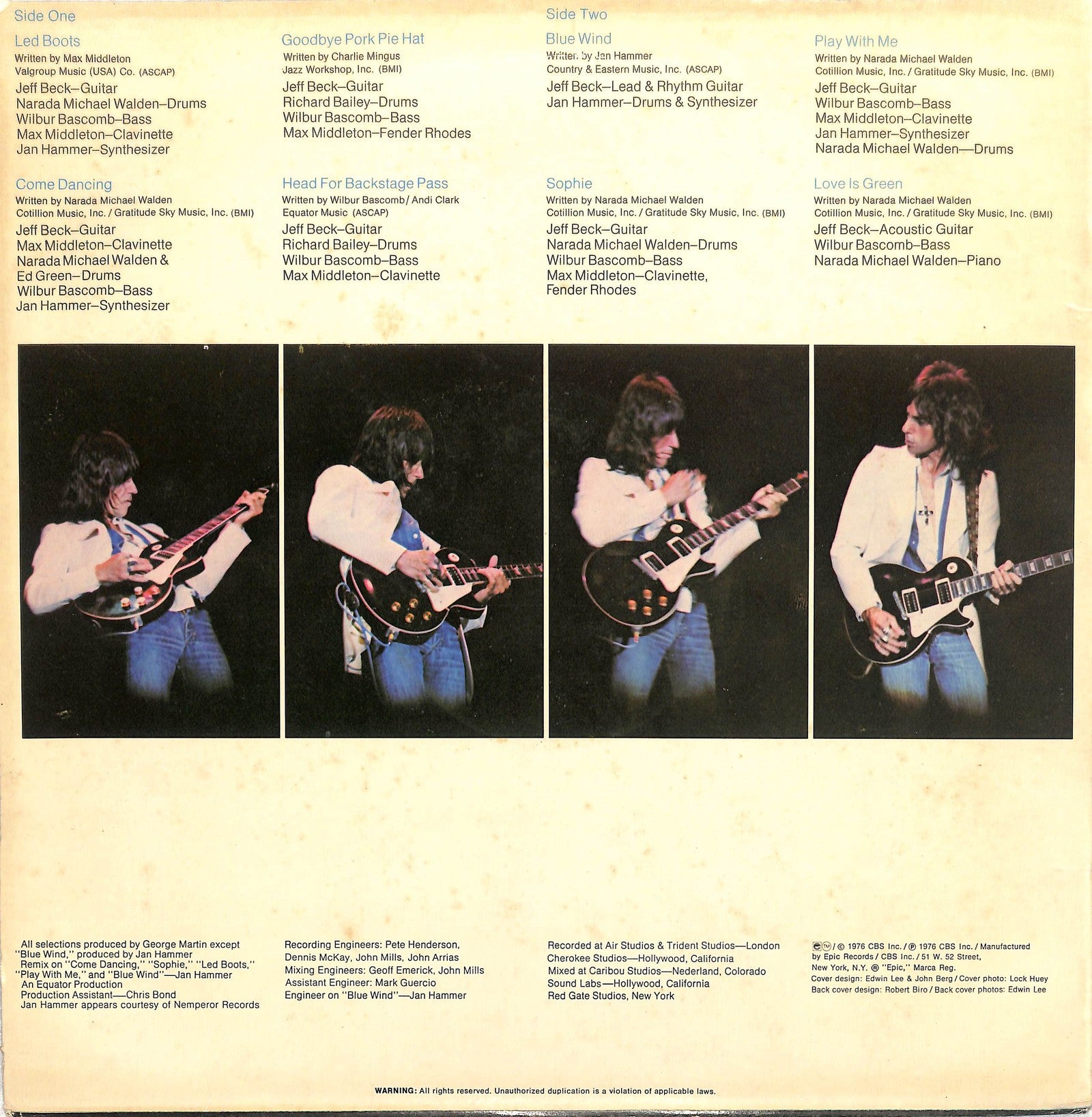 JEFF BECK - Wired