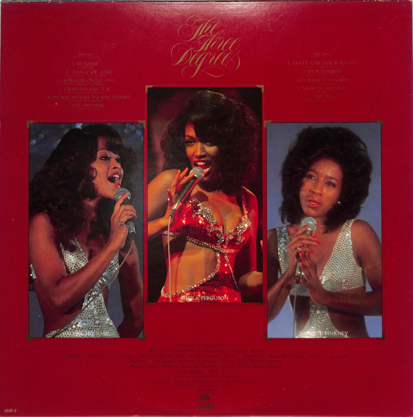 THE THREE DEGREES - A Toast Of Love