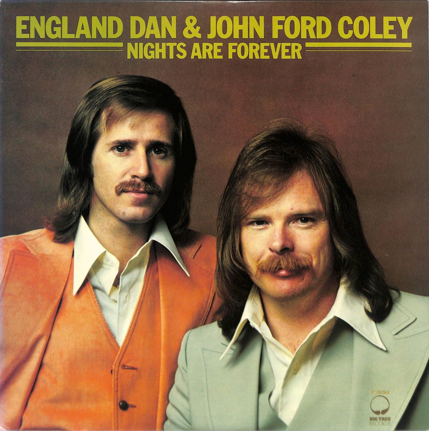 ENGLAND DAN & JOHN FORD COLEY - Nights Are Forever cover