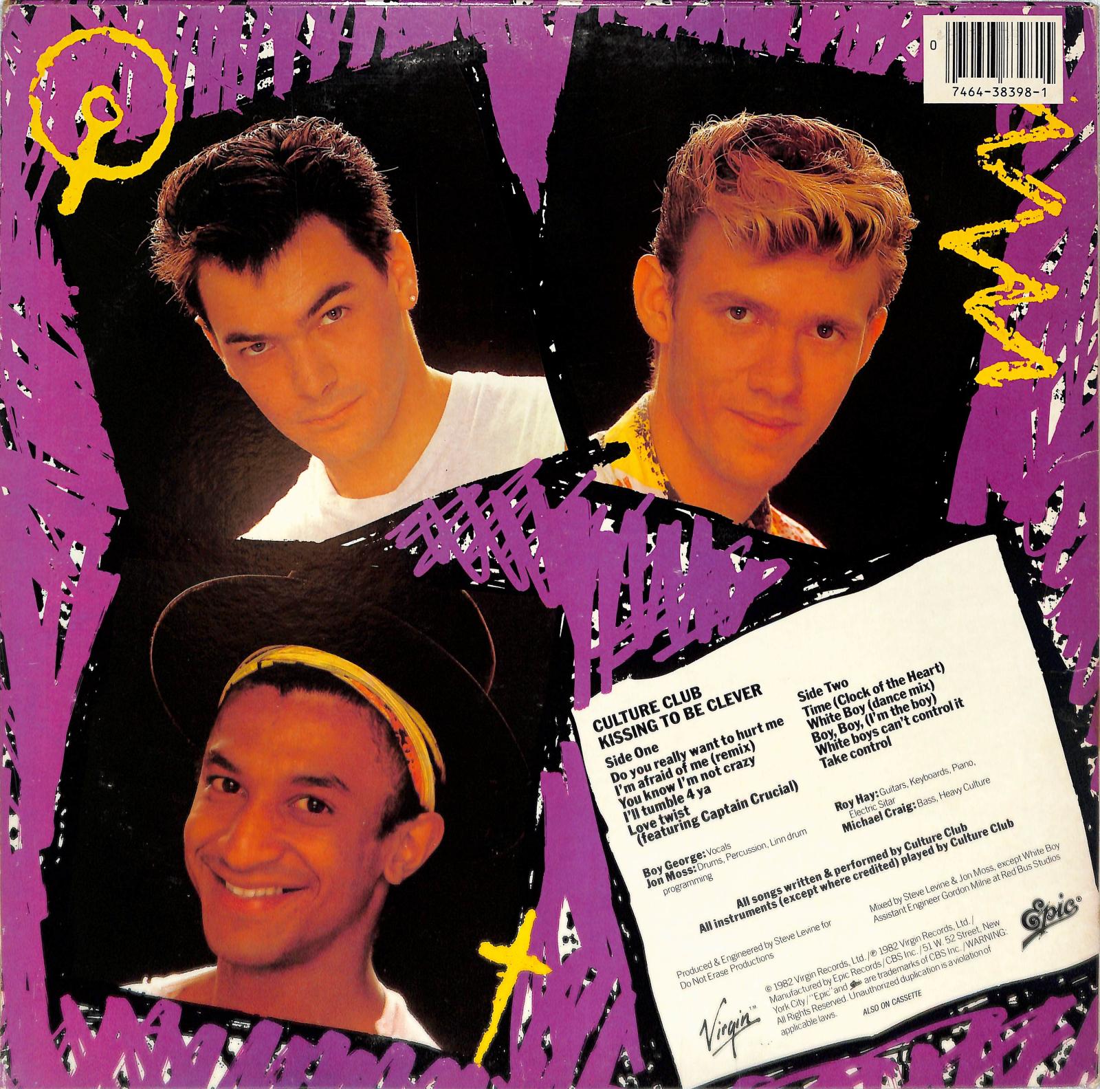 CULTURE CLUB - Kissing To Be Clever cover