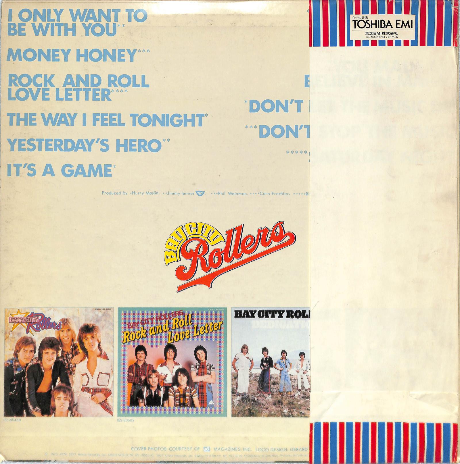 BAY CITY ROLLERS - Greatest Hits cover
