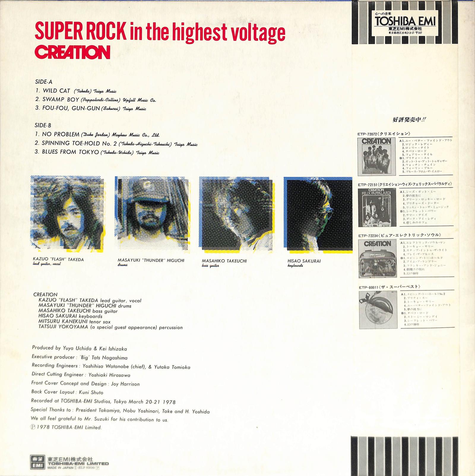 CREATION - Super Rock In The Highest Voltage