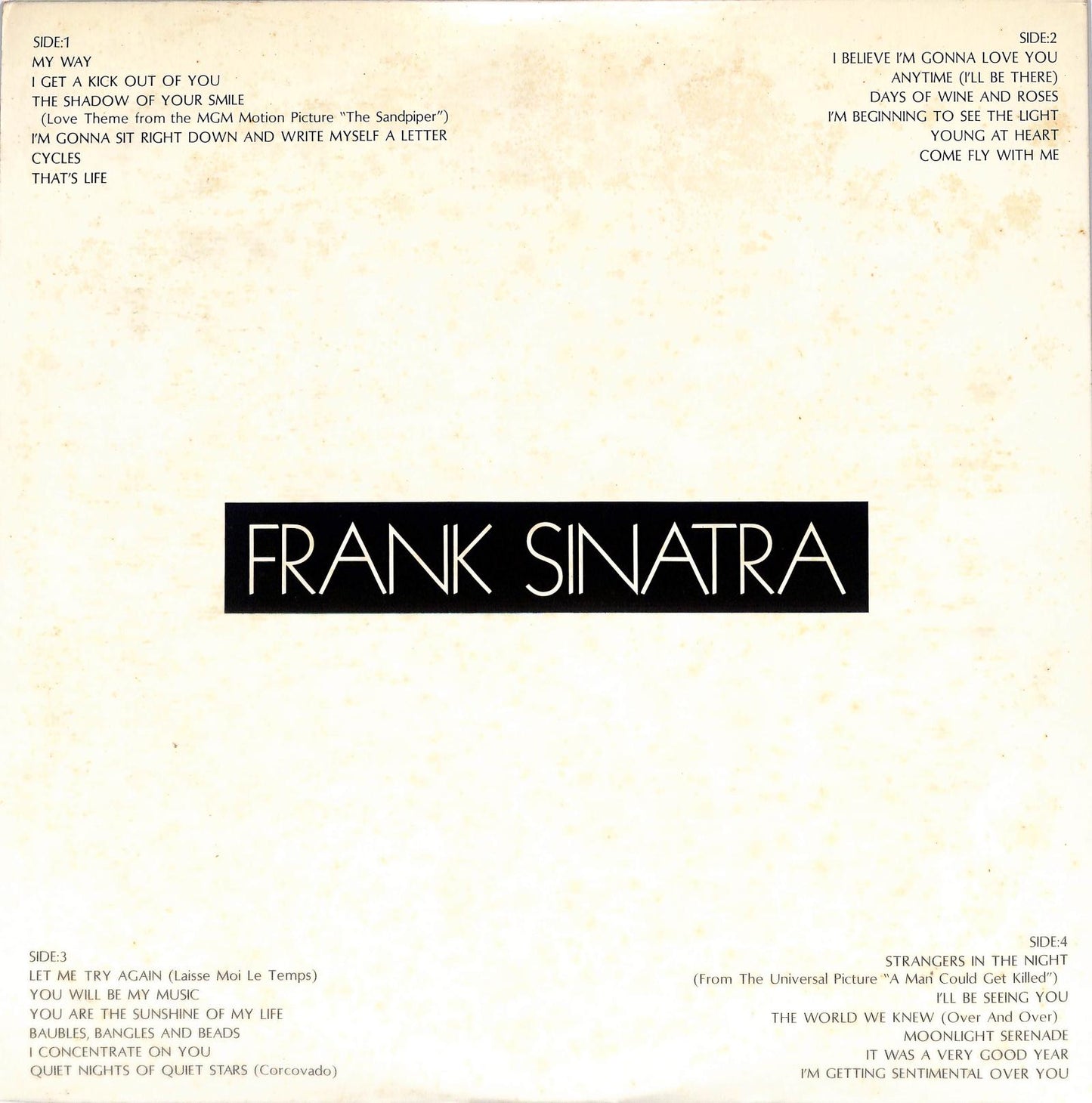 FRANK SINATRA - Frank Sinatra