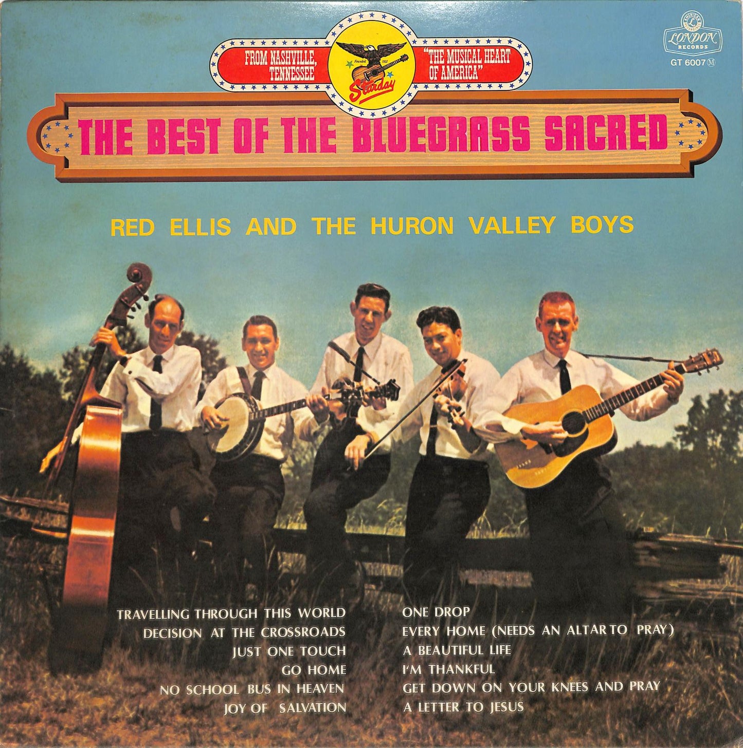 RED ELLIS & THE HURON VALLEY BOYS - The Best Of The Bluegrass Sacred