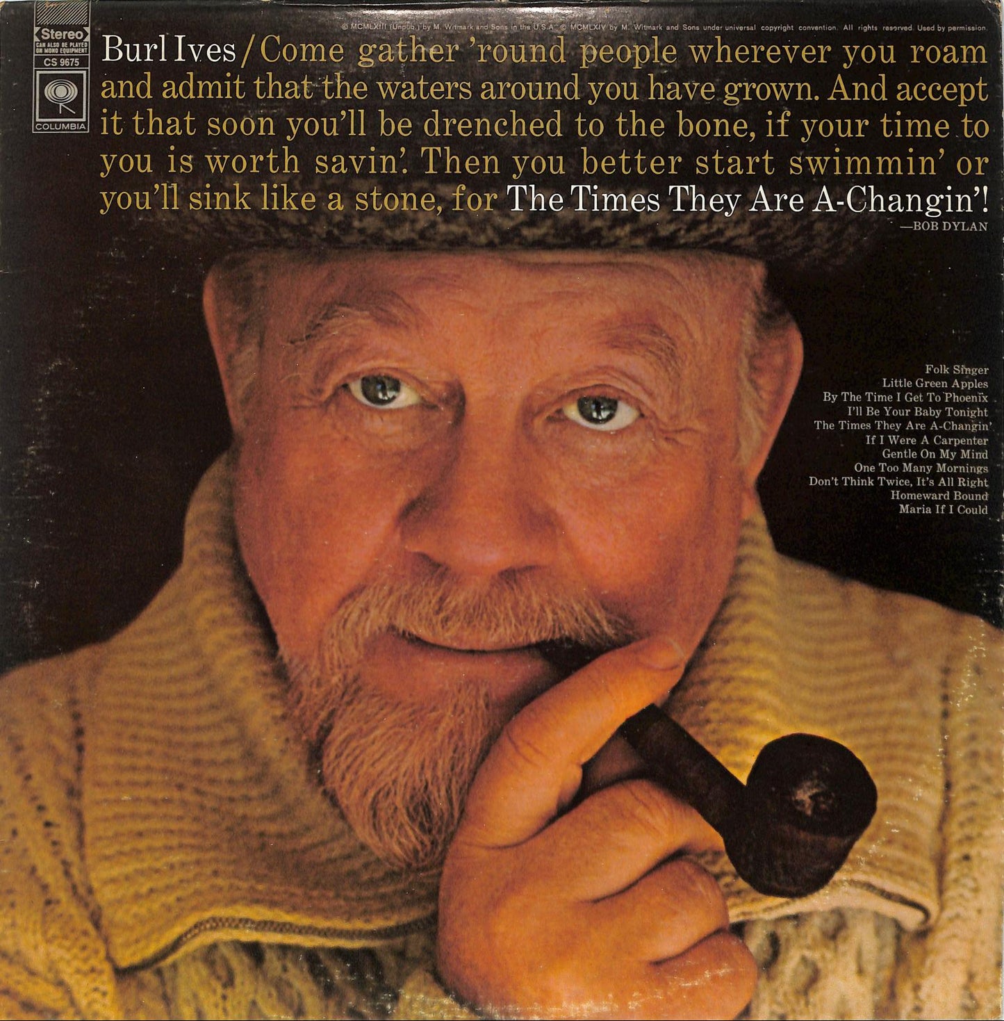 BURL IVES - The Times They Are A-Changin'