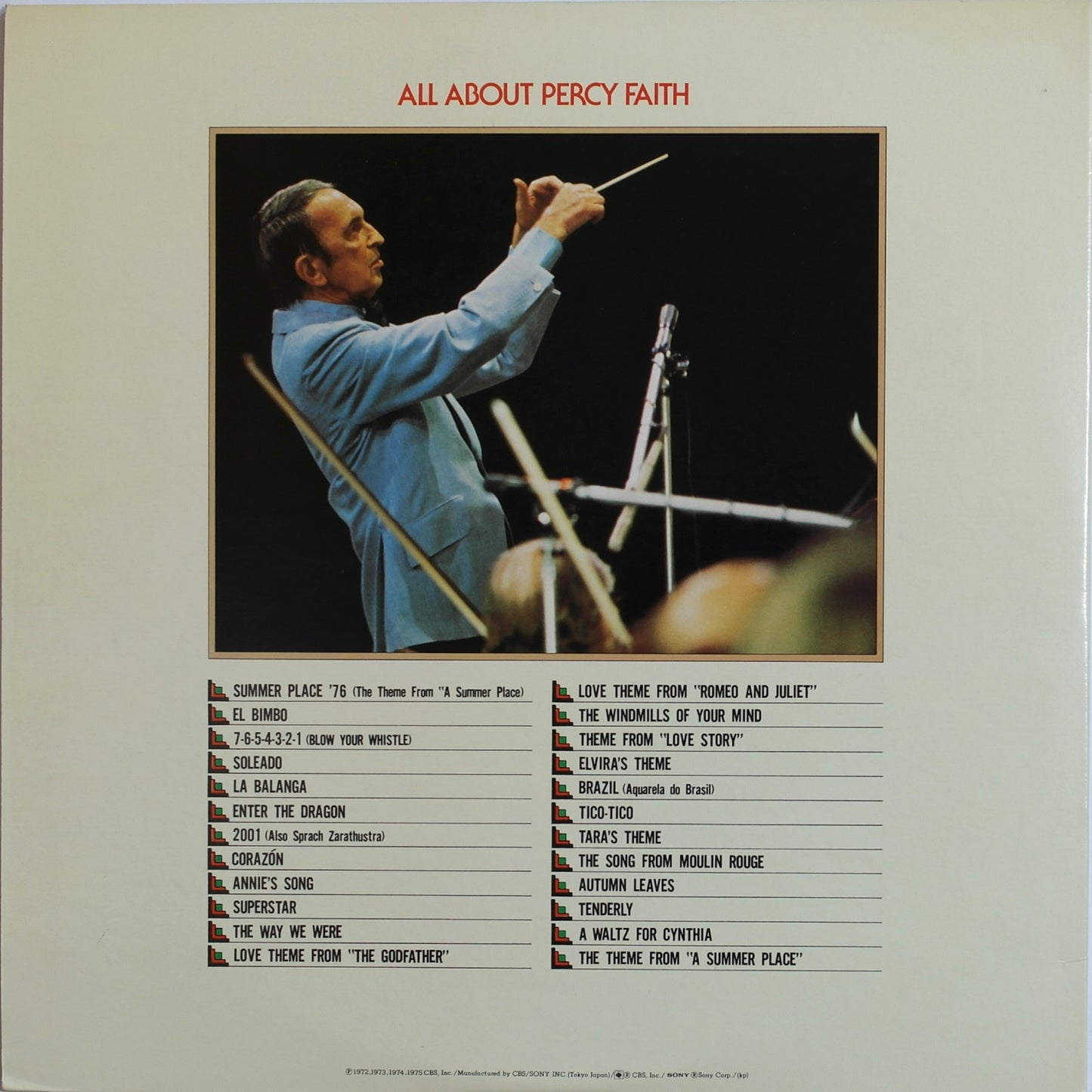PERCY FAITH & HIS ORCHESTRA - All About Percy Faith