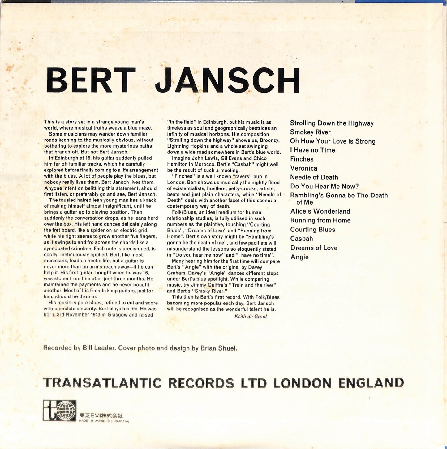 BERT JANSCH - Bert Jansch