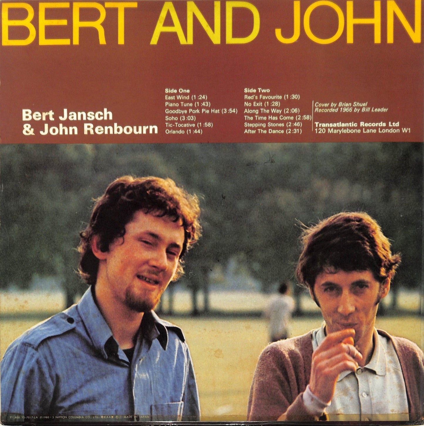 BERT JANSCH & JOHN RENBOURN - Bert And John
