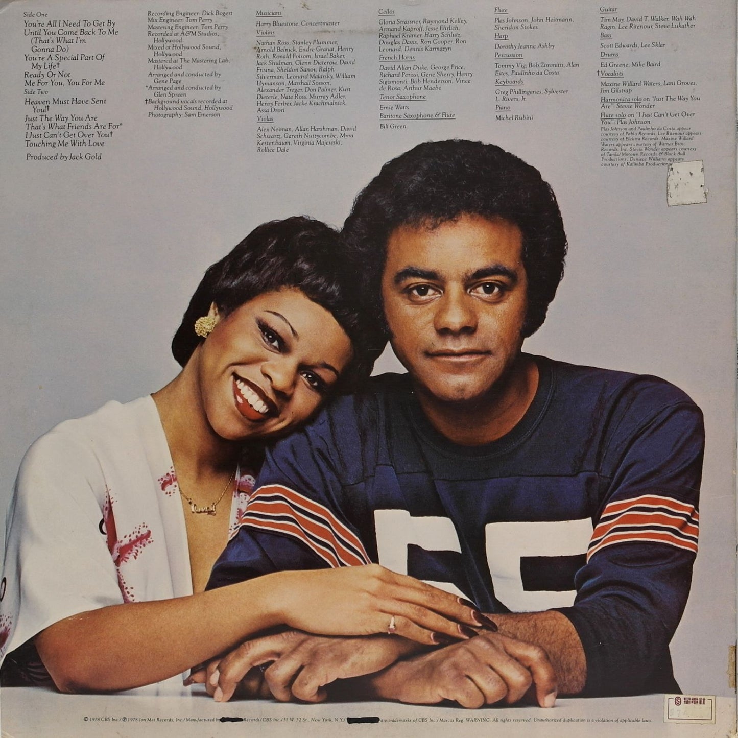 JOHNNY MATHIS & DENIECE WILLIAMS - That's What Friends Are For
