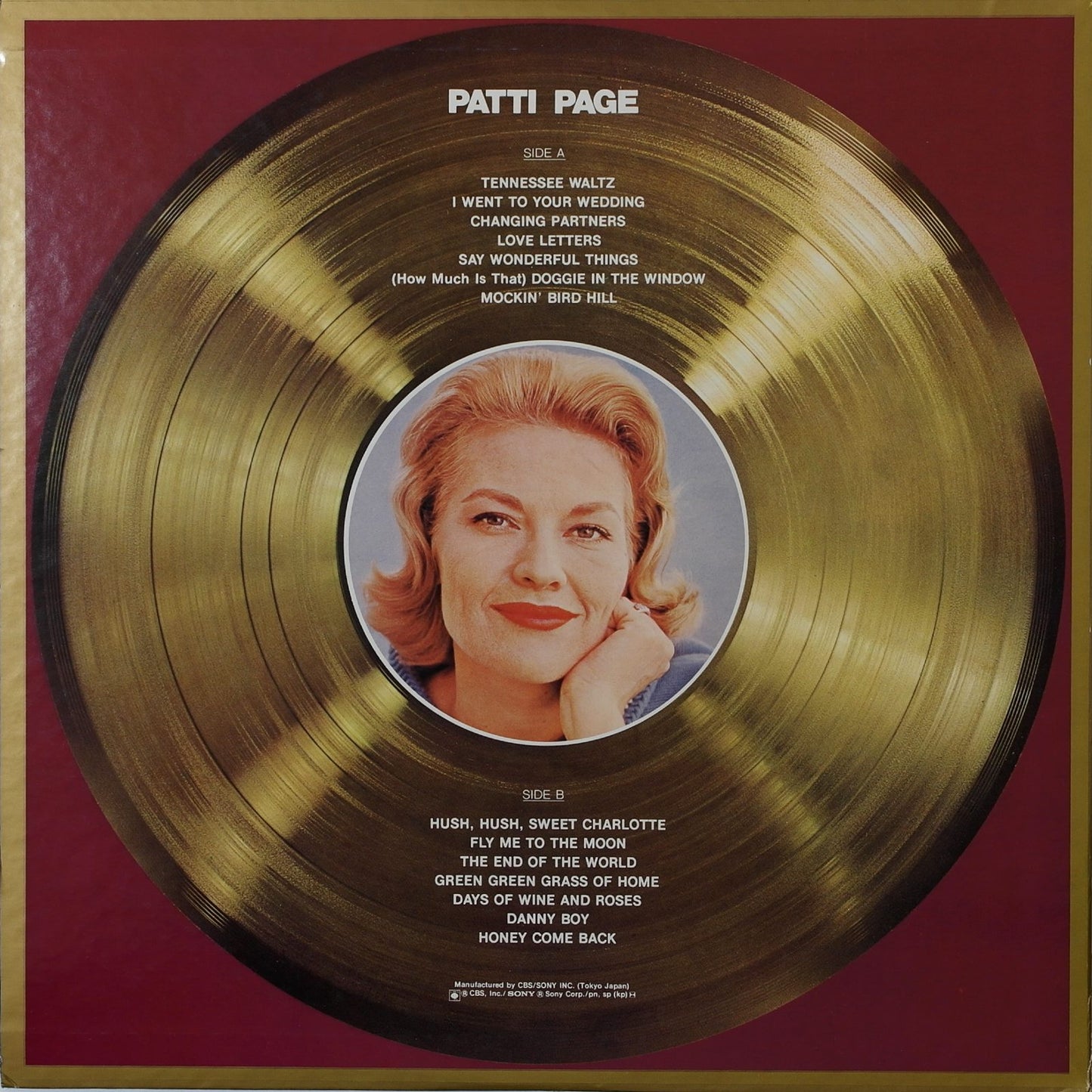 PATTI PAGE - New Gold Disc