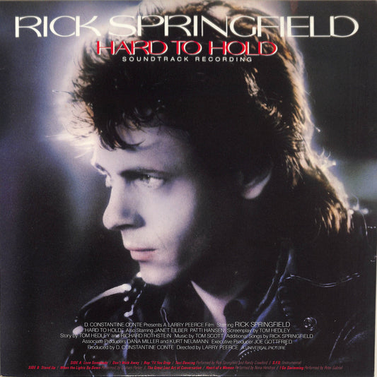 RICK SPRINGFIELD - Hard To Hold - Soundtrack Recording