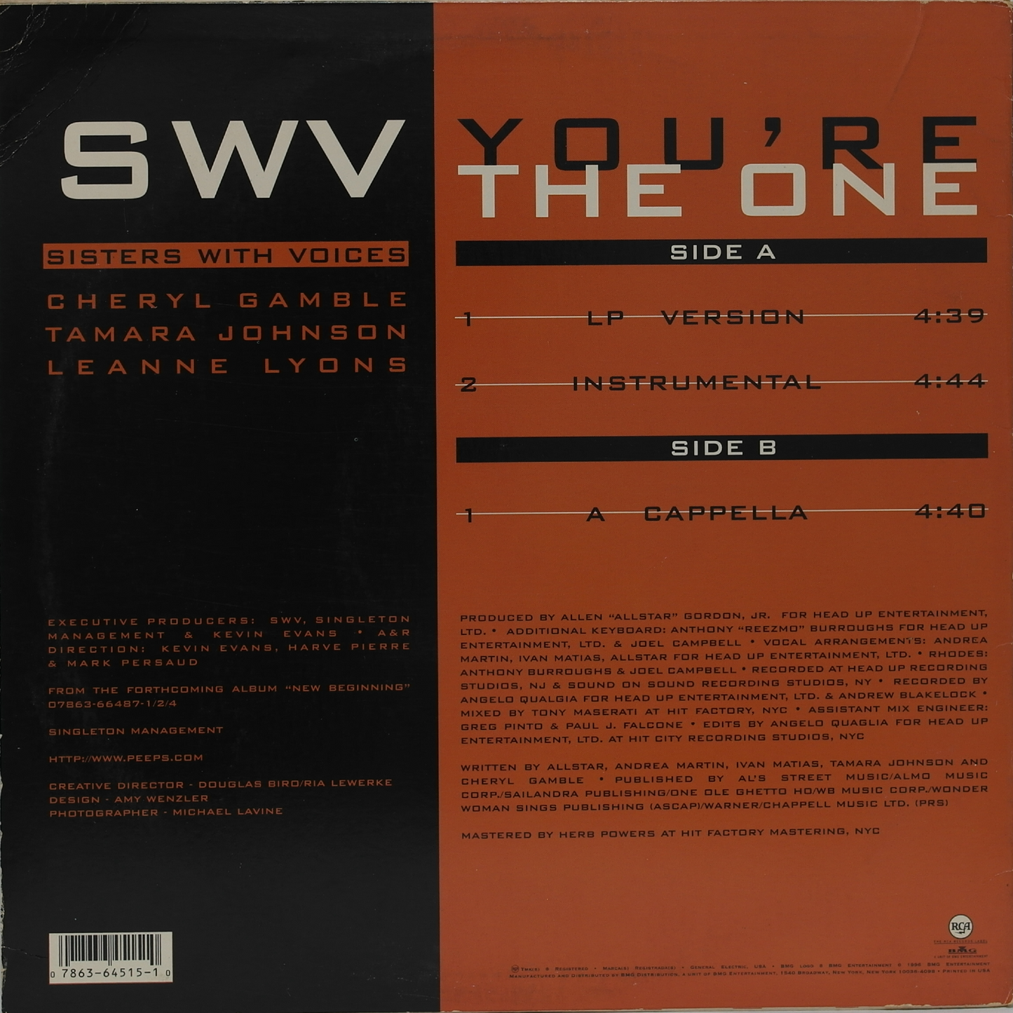 SWV - You're The One (Single)