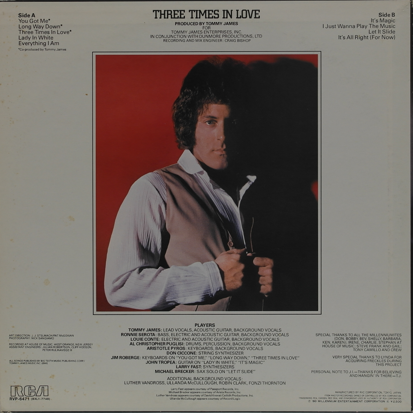 TOMMY JAMES - Three Times In Love